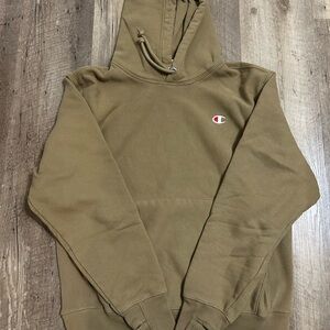 Champion Tan Reverse Weave Hoodie